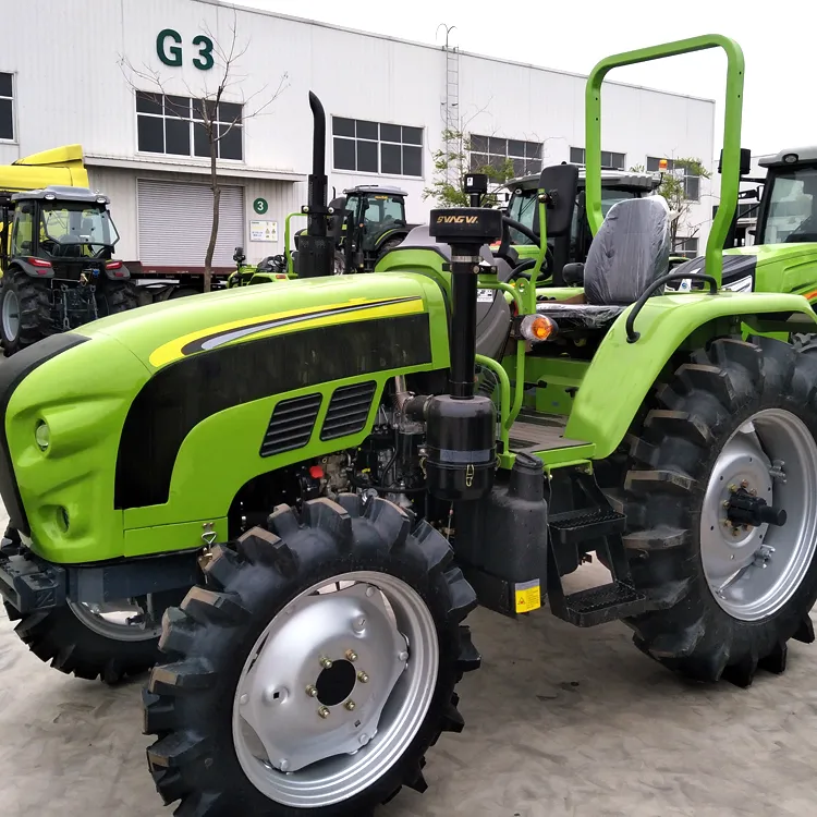 1004 High Quality 4WD Wheel Tractor 100HP Garden Tractor Farm Tractor Front Loader Backhoe Plough Trailer Agriculture Tractor