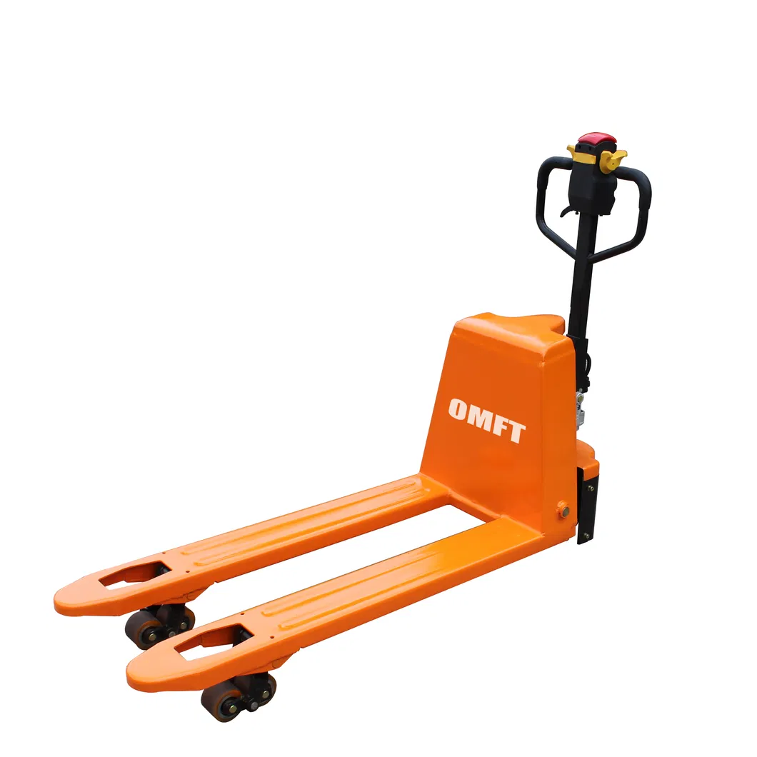 2.5 T 2500kg Cold Storage Warehouse Mini Electric Pallet Truck Semi-Electric Pallet Truck Battery Operated