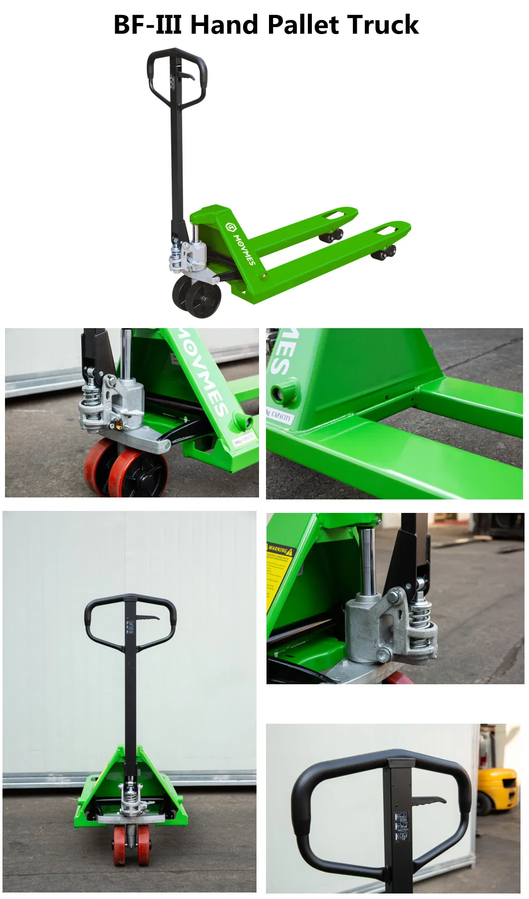 2.5 Ton 3.0 Ton Hydraulic Hand Pallet Truck for 350mm Width