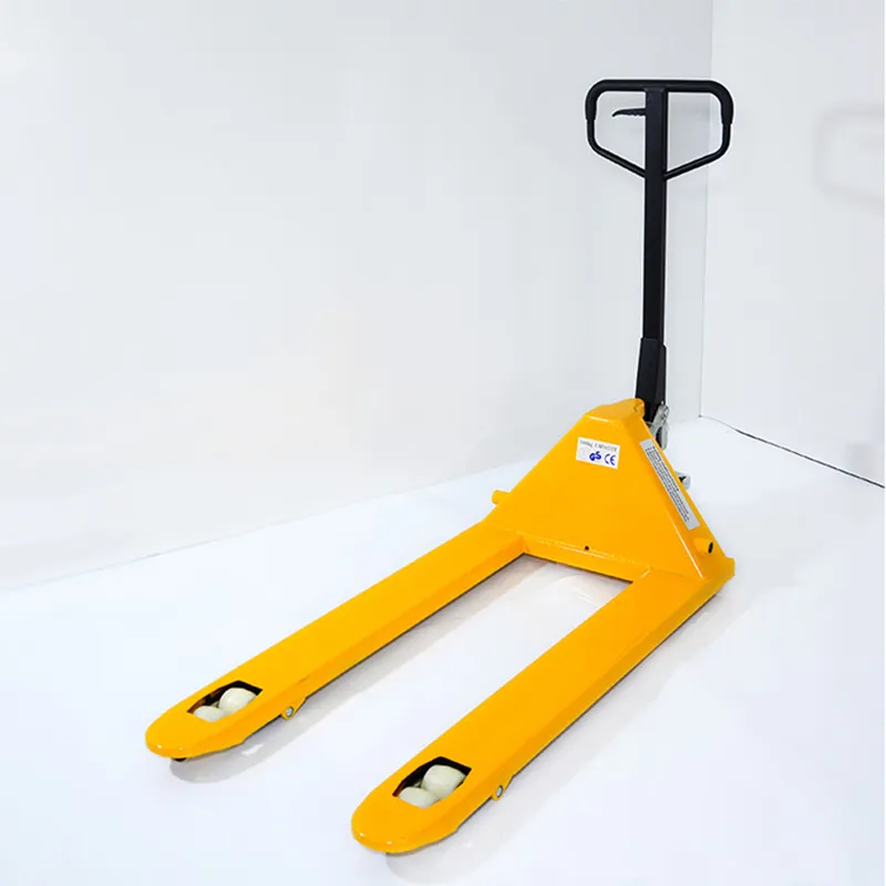 3 Ton Rubber Wheel Hydraulic Hand Pallet Truck Pallet Jacks with CE Test