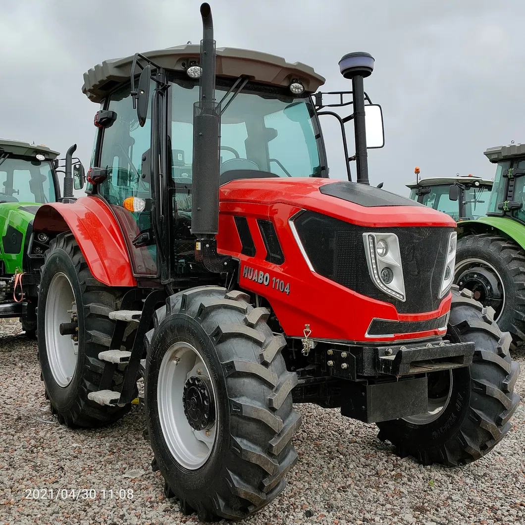 4X4 110HP Yto Engine China Famous Farm Agriculture Tractor