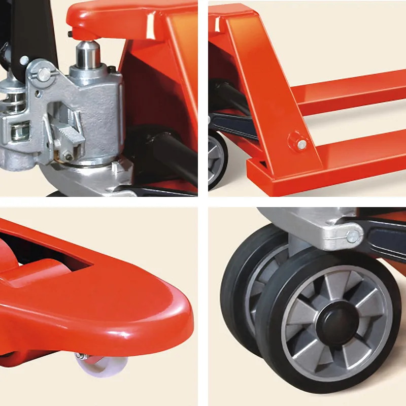 5000kg 5 Ton 10000lbs Hydraulic Pump Jack 1150*550mm Nylon Wheel Hand Pallet Truck