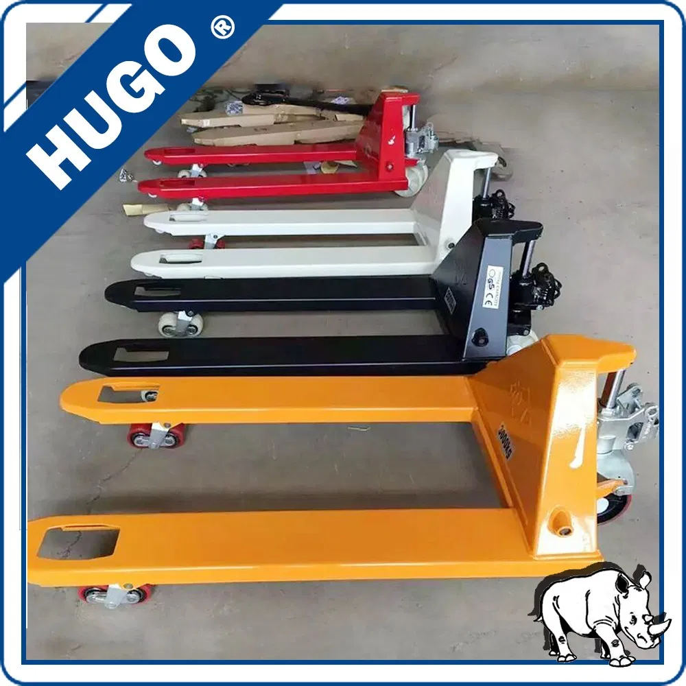 5000kg 5 Ton 10000lbs Hydraulic Pump Jack 1150*550mm Nylon Wheel Hand Pallet Truck