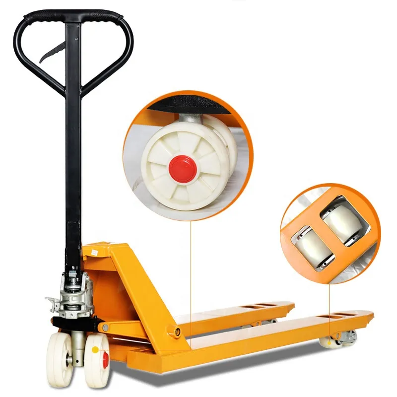 Best Selling 2ton Hand Hydraulic Pallet Truck with PU Wheel