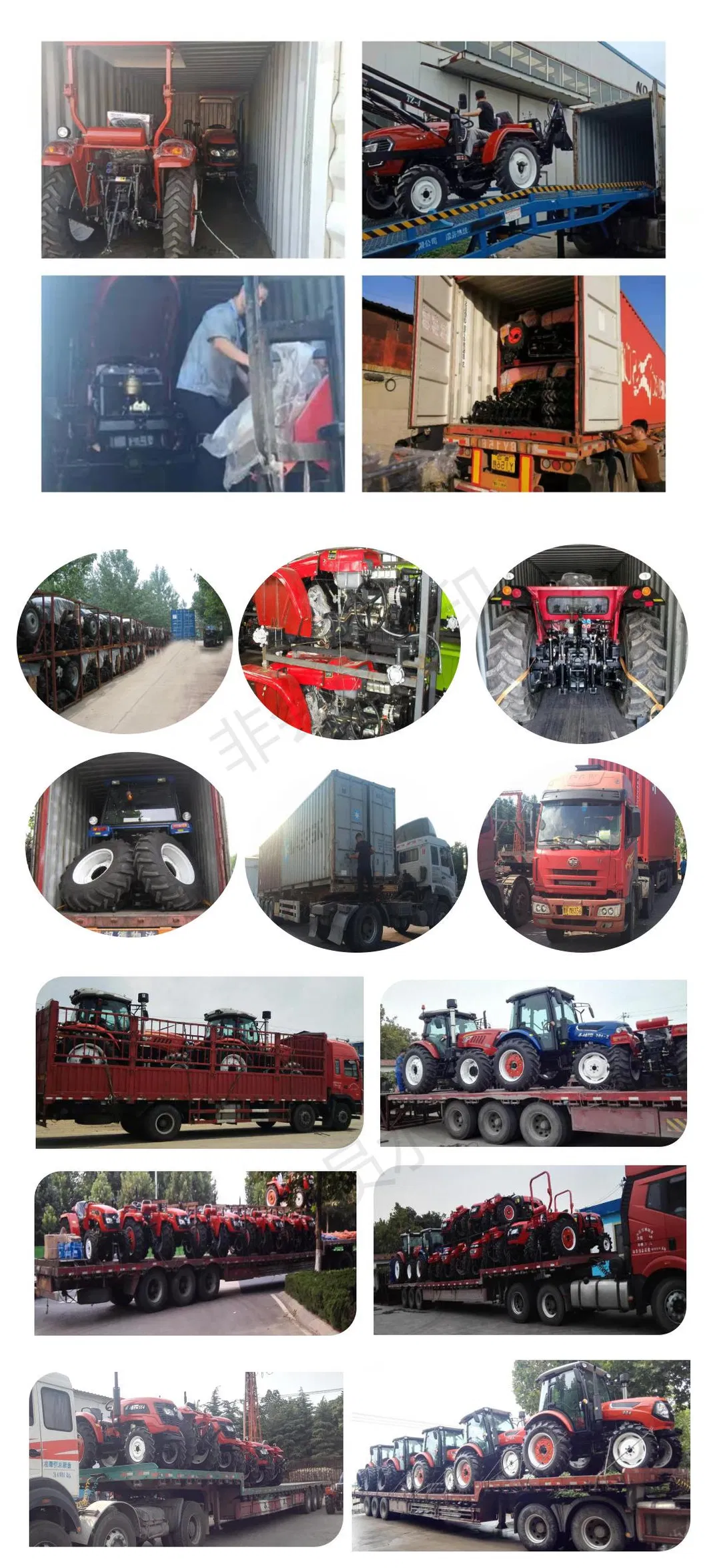 China Factory Supply 30HP 4WD Agricultural Machinery Diesel Compact Mini Small Garden Farm Tractors