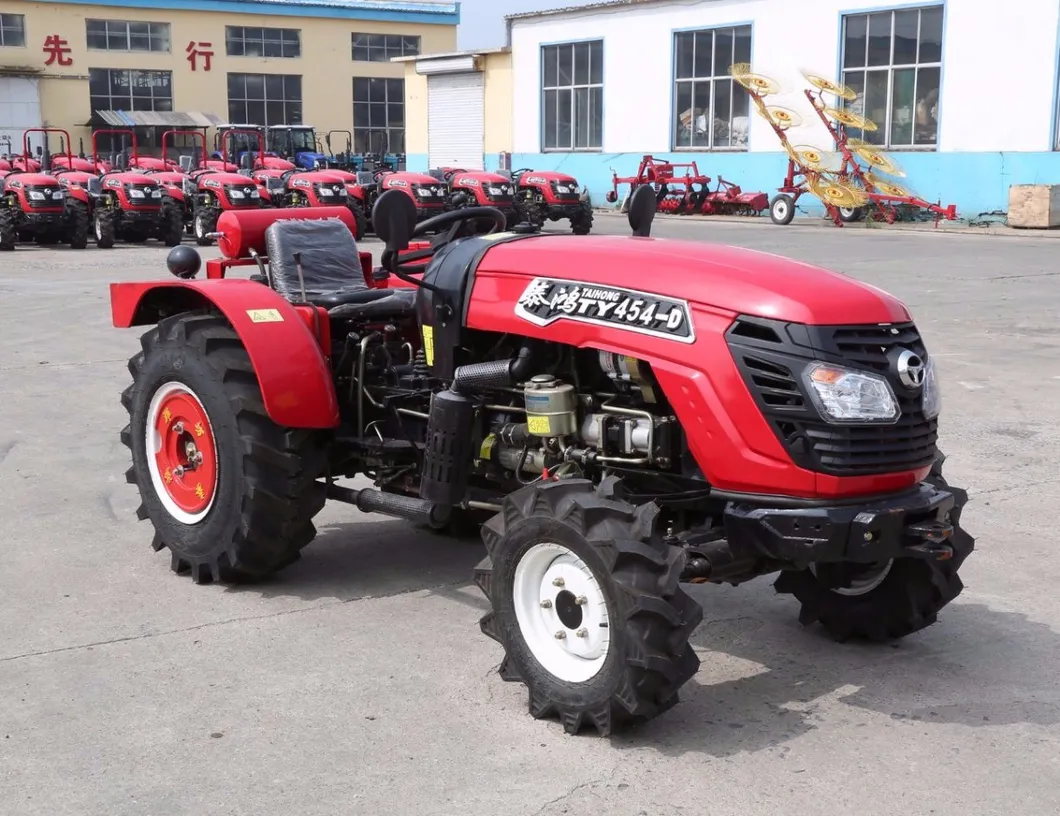 China Factory Supply 30HP 4WD Compact Mini Tractor Agricultural Lawn Orchard Farm Tractors with Loader