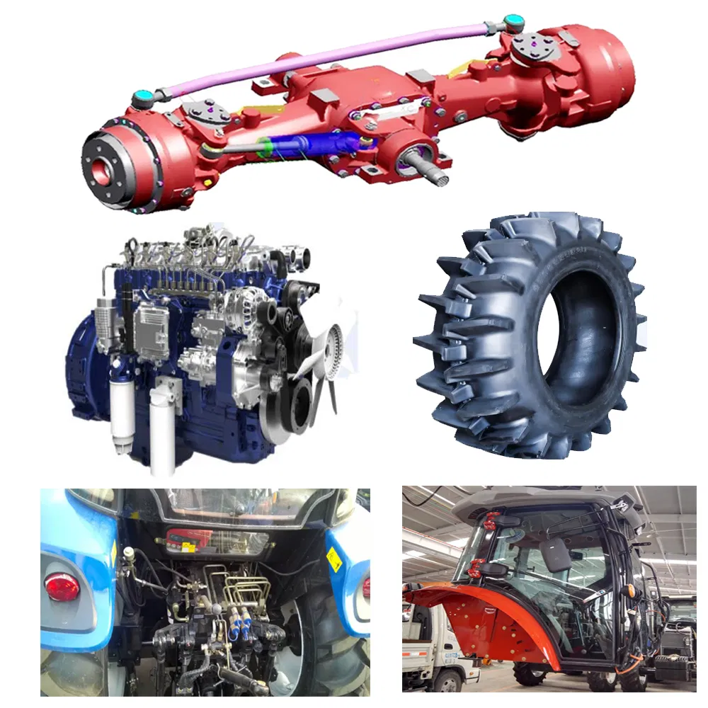 China Tractor Factory Supply Agricultural Machine 150 HP Farm Tractor, Th 1504 Tractor, Agriculture Tractor with Loader