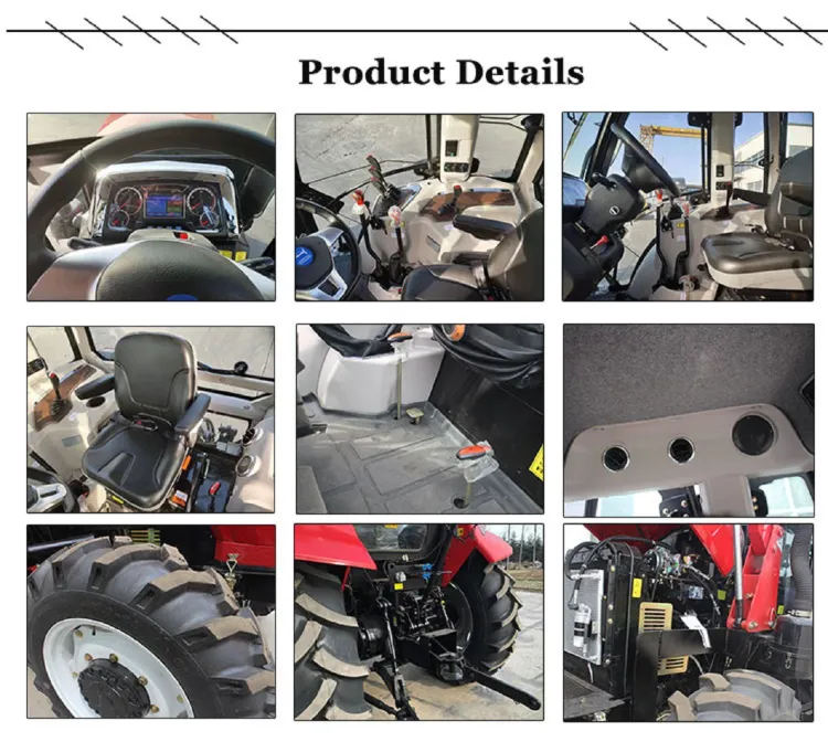 dB Farm Tractor High Quality Agricultural Machinery Used Tractor Dongfeng 1104 110HP Made in China