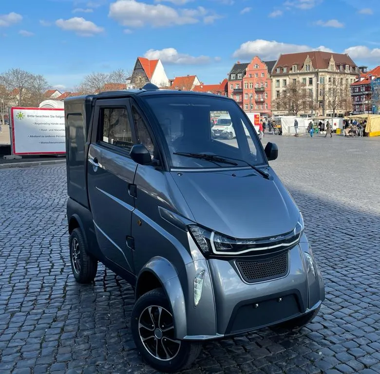 EEC Coc 4 Wheel Electric Mini Cargo Car with Cabin