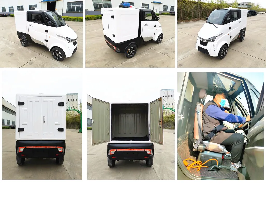 EEC Coc L6e Four Wheel Mobility Mini Electric Cargo Van Car