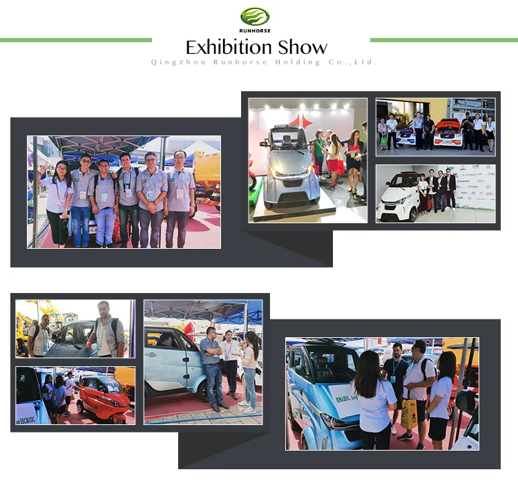 Enclsoed Cabin 60V3000W Electric Truck with EEC Certificate