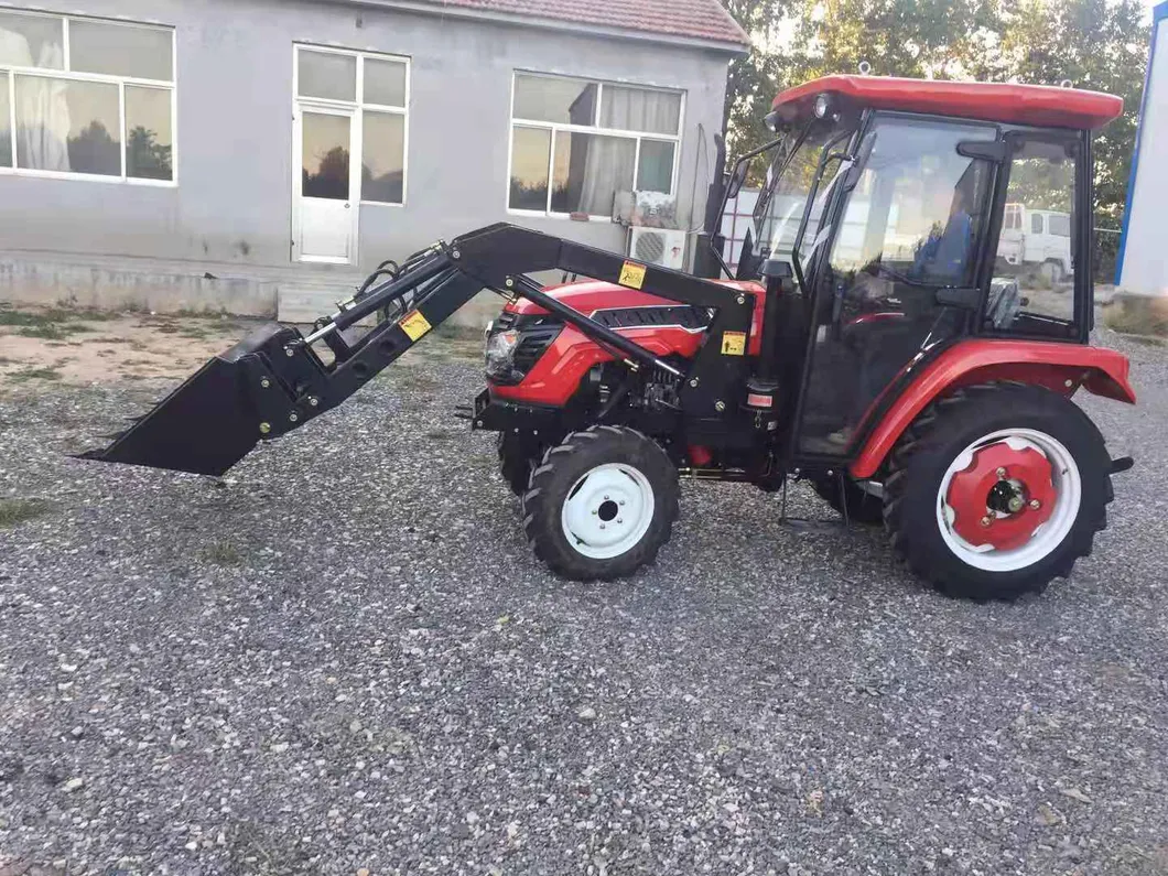 Factory Supply 30HP 4WD Diesel Walking Agricultural Machine Farm Tractor with Loader