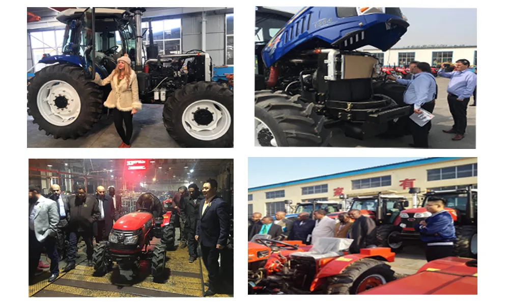 Factory Wholesales Tractors China 100 HP 4WD Diesel Farm/Farming Tractors Th 1004 Agricultural Tractors