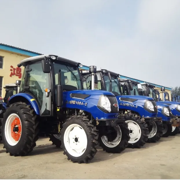 Factory Wholesales Tractors China 100 HP 4WD Diesel Farm/Farming Tractors Th 1004 Agricultural Tractors