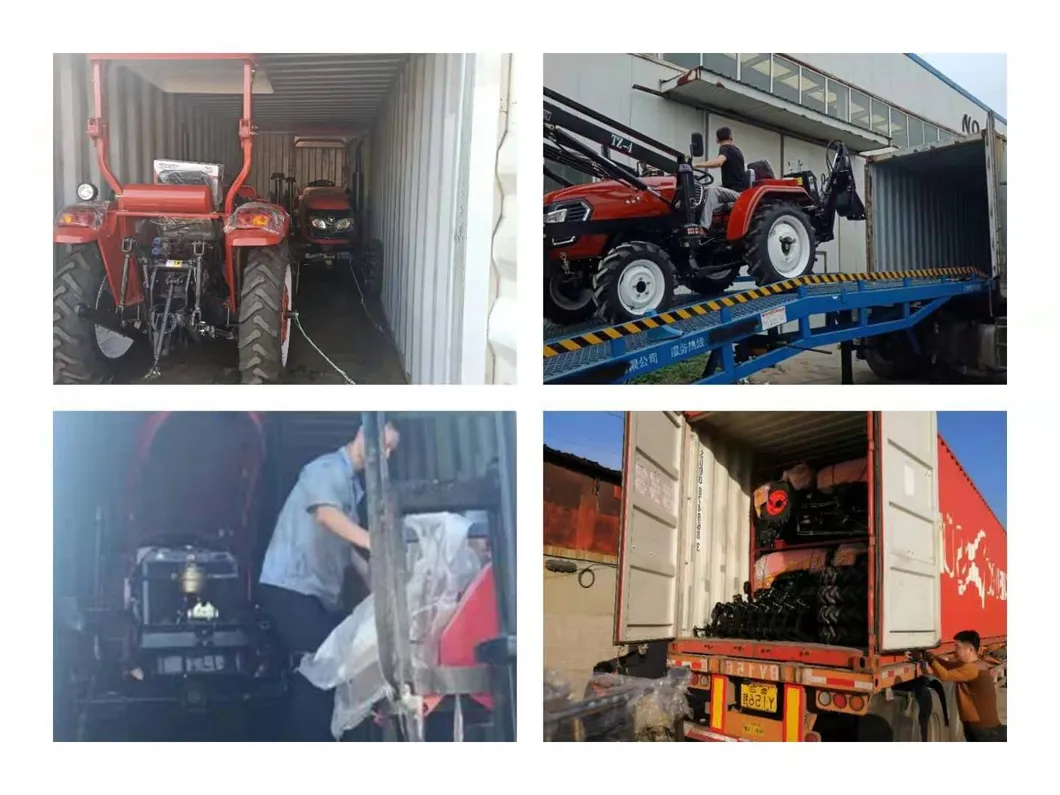 Farm Machine 130 HP Tractor, 140, 150, 160 HP Farm Tractor, Agricultural Tractor Th 1304, Th 1504 Tractor with Trailer