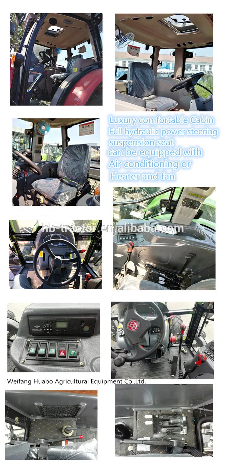 High Quality 4WD 1004 100HP Farm Tractor for Sale