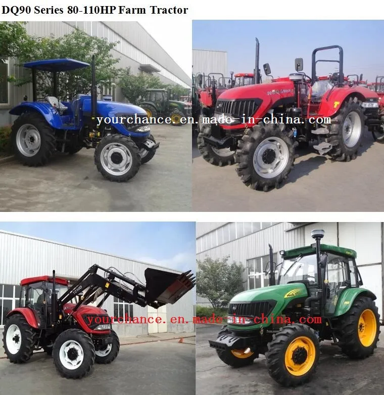Hot Selling Farm Machine 25HP-180HP 4X4 4WD Agricultural Wheel Farm Garden Tractors with ISO CE Certificate From China Tractor Factory