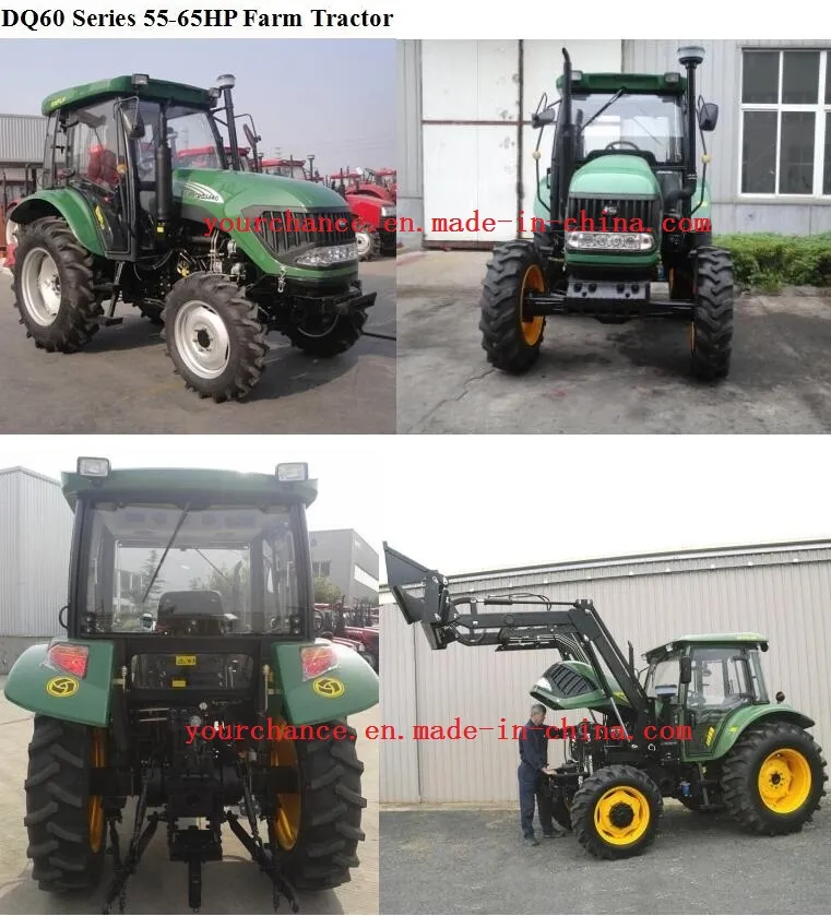 Hot Selling Farm Machine 25HP-180HP 4X4 4WD Agricultural Wheel Farm Garden Tractors with ISO CE Certificate From China Tractor Factory