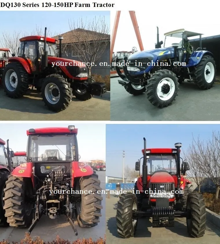 Hot Selling Farm Machine 25HP-180HP 4X4 4WD Agricultural Wheel Farm Garden Tractors with ISO CE Certificate From China Tractor Factory