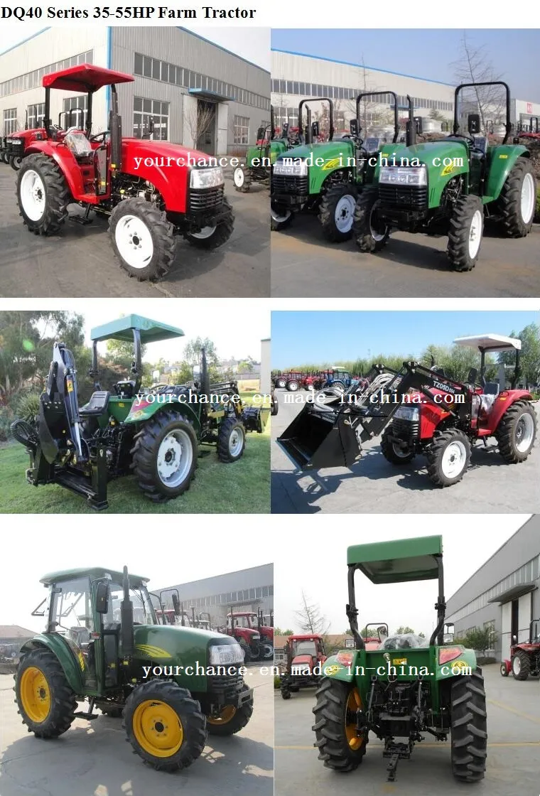Hot Selling Farm Machine 25HP-180HP 4X4 4WD Agricultural Wheel Farm Garden Tractors with ISO CE Certificate From China Tractor Factory