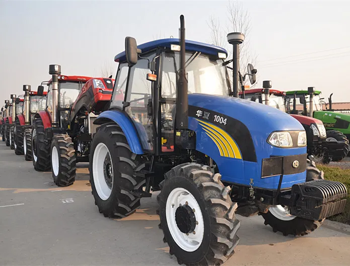 Korea 704 804 904 1004 100HP 4WD Wheel-Style Farm Tractor for Hot Sale