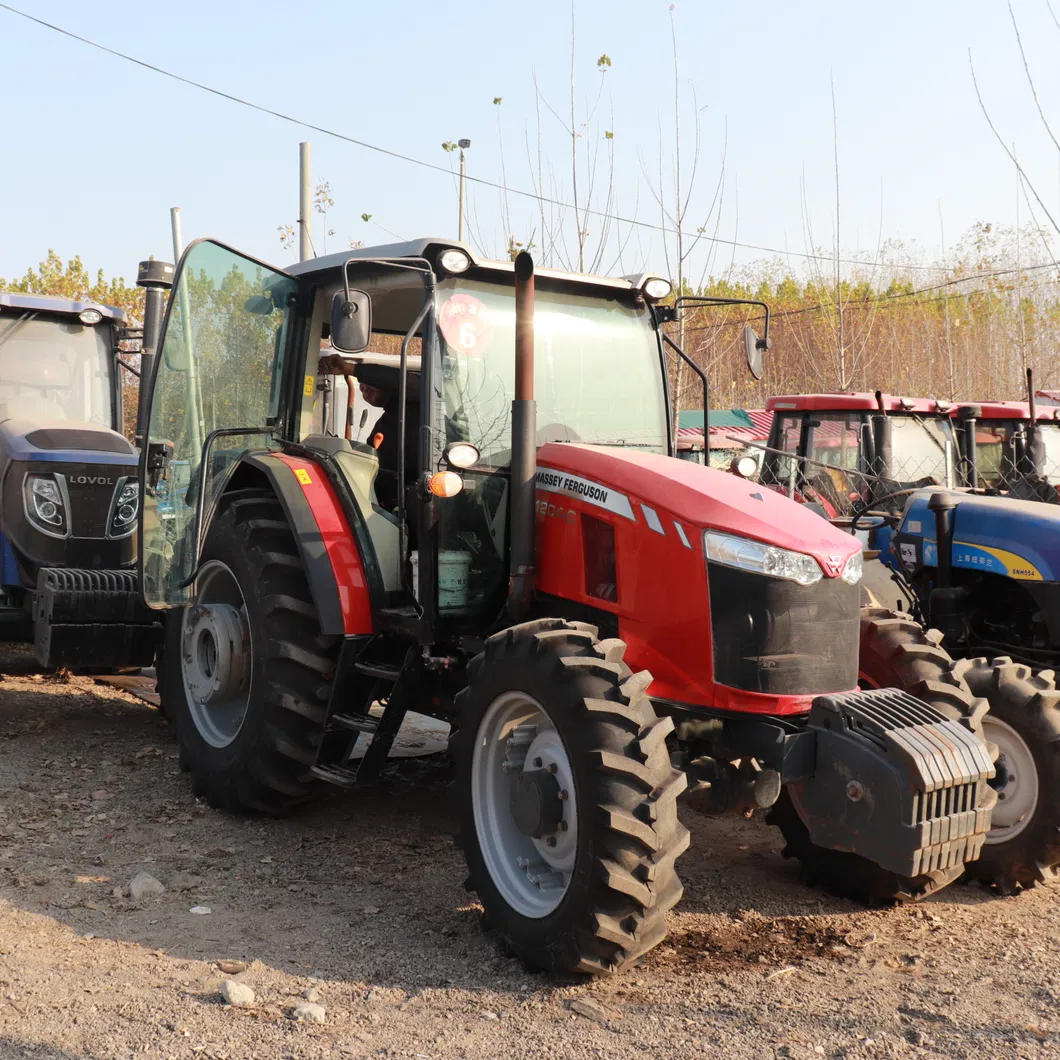 Massey Ferguson 4X4 100HP-120HP Agricola Agricultural Machinery Used Farm Massey Ferguson Usados Tractors Price for Sale