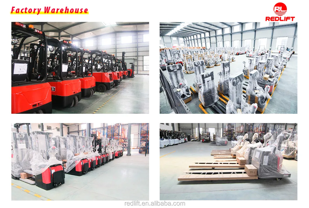 Redlift Industrial Hot Selling Wholesale 1500kg 1.5ton Pallet Jack Full Battery Charger Lithium-Ion Small Electric Hand Pallet Truck Price