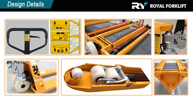 Royal 3t Hydraulic Hand Pallet Truck Factory with Ce Certificate