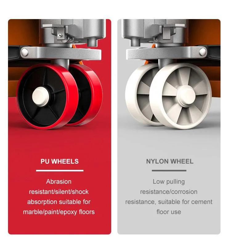 Toyo High Quality 2ton 3ton 1150*550 Hand Pallet Truck