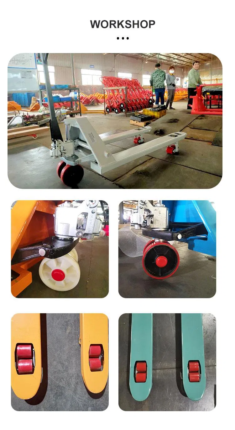 Toyo High Quality 2ton 3ton 1150*550 Hand Pallet Truck