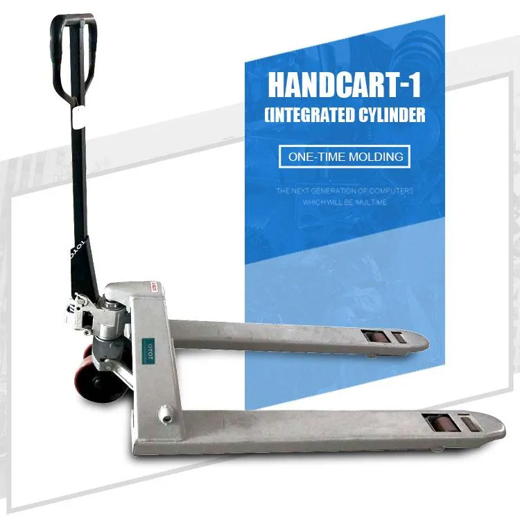 Toyo High Quality 2ton 3ton 1150*550 Hand Pallet Truck