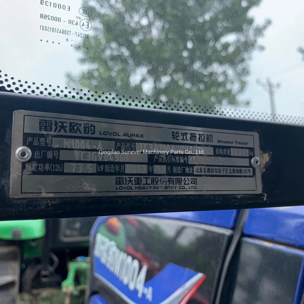 Used and New Foton Lovol 1004 100HP 4WD Tractor