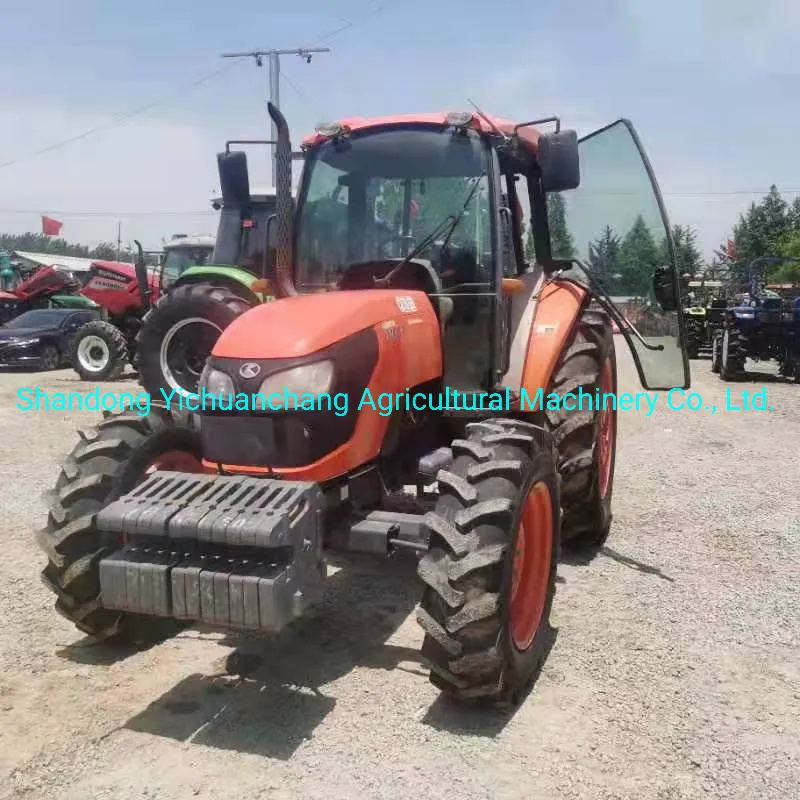 Used Newholland Tractor Td5 1104, Turkey Tractor with Cabin 4X4wd Agricultural Machinery Cheap Price Compact Tractor
